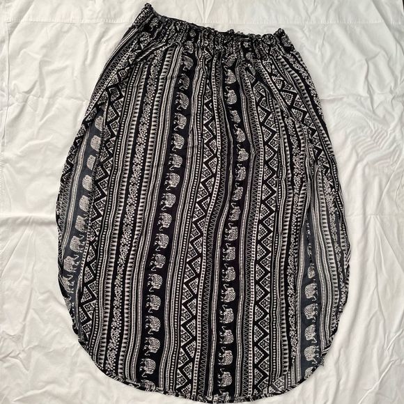 Earthbound Elephant Print Skirt - Picture 2 of 6